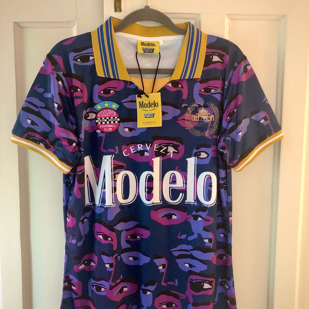 Kidsuper Studios x Modelo Soccer Jersey, size Small